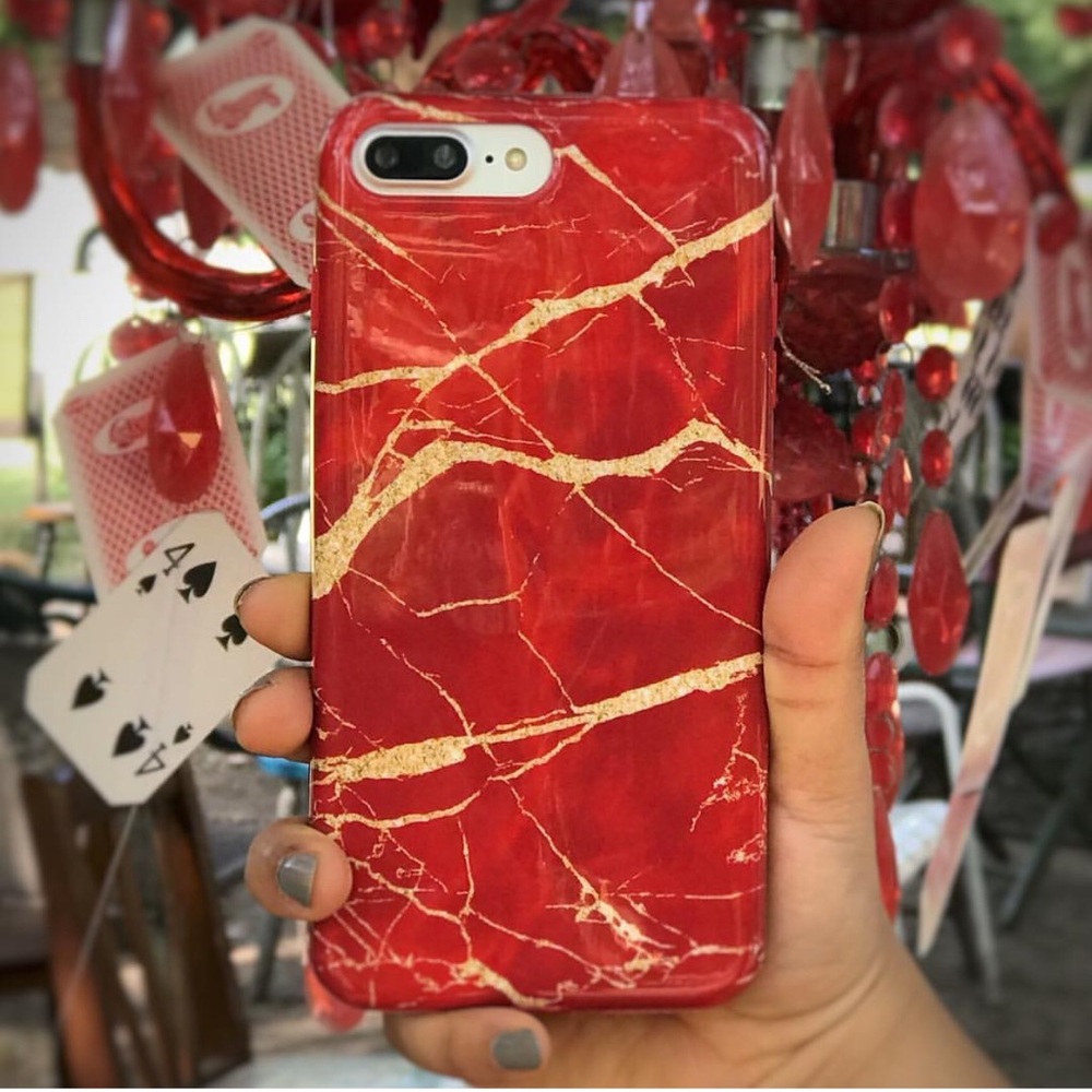 Chrome Marble iPhone 6/6+/7/7+/8/8+/X case